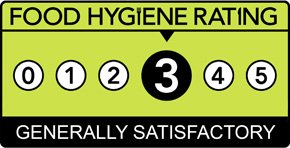 Food Hygiene Rating is: 3
